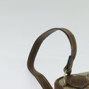 GUCCI GG Plus Supreme Clutch Bag PVC Beige Gold Auth th6080-8