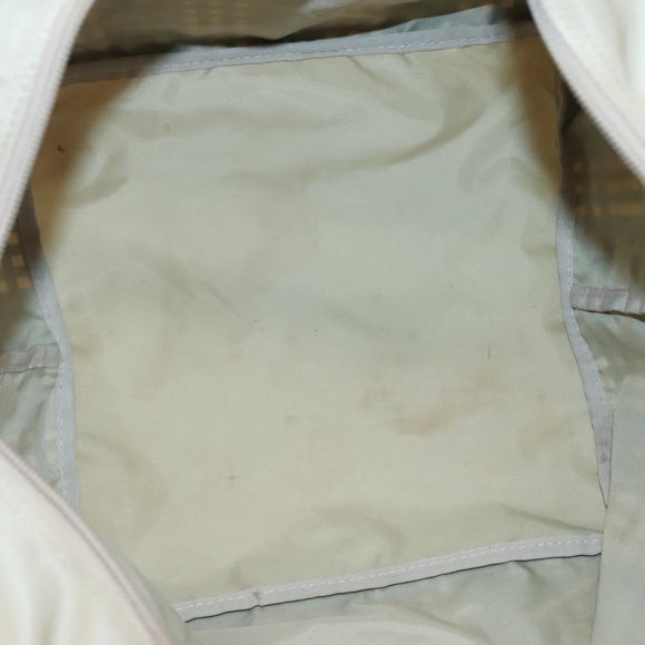 BURBERRY Nova Check Blue Label Tote Bag Nylon Blue Silver Auth th6084