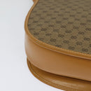 GUCCI Micro GG Supreme Shoulder Bag PVC Beige Gold Auth th6085-12