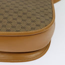 GUCCI Micro GG Supreme Shoulder Bag PVC Beige Gold Auth th6085-13