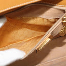 GUCCI Micro GG Supreme Shoulder Bag PVC Beige Gold Auth th6085-11