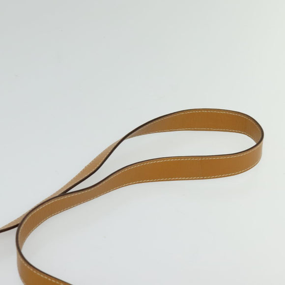 GUCCI Micro GG Supreme Shoulder Bag PVC Beige Gold Auth th6085