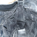 GUCCI Bamboo Hand Bag Leather 2way Black Gold 001 1577 Auth th6086-17