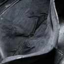 GUCCI Bamboo Hand Bag Leather 2way Black Gold 001 1577 Auth th6086-11