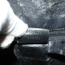 GUCCI Bamboo Hand Bag Leather 2way Black Gold 001 1577 Auth th6086-12