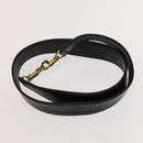 GUCCI Bamboo Hand Bag Leather 2way Black Gold 001 1577 Auth th6086-20