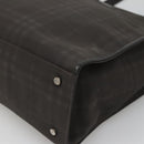 BURBERRY Nova Check Tote Bag PVC Black Auth th6087-9