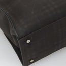 BURBERRY Nova Check Tote Bag PVC Black Auth th6087-16