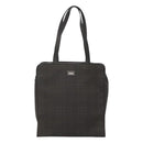 BURBERRY Nova Check Tote Bag PVC Black Auth th6087-13