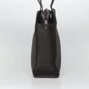 BURBERRY Nova Check Tote Bag PVC Black Auth th6087-3