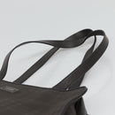 BURBERRY Nova Check Tote Bag PVC Black Auth th6087-8