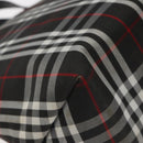 BURBERRY Nova Check Hand Bag Nylon Black Silver Auth th6090-16
