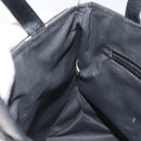 BURBERRY Nova Check Hand Bag Nylon Black Silver Auth th6090-19