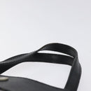 BURBERRY Nova Check Hand Bag Nylon Black Silver Auth th6090-8