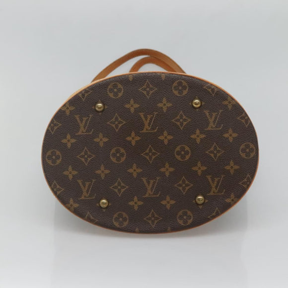 LOUIS VUITTON Monogram Bucket GM Shoulder Bag M42236 LV Auth th6093