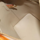 LOUIS VUITTON Monogram Vernis Houston Hand Bag Beige M91004 LV Auth th6098-19