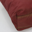 PRADA Hand Bag Nylon Red Auth th6103-14