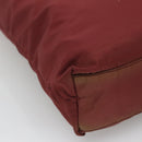 PRADA Hand Bag Nylon Red Auth th6103-16