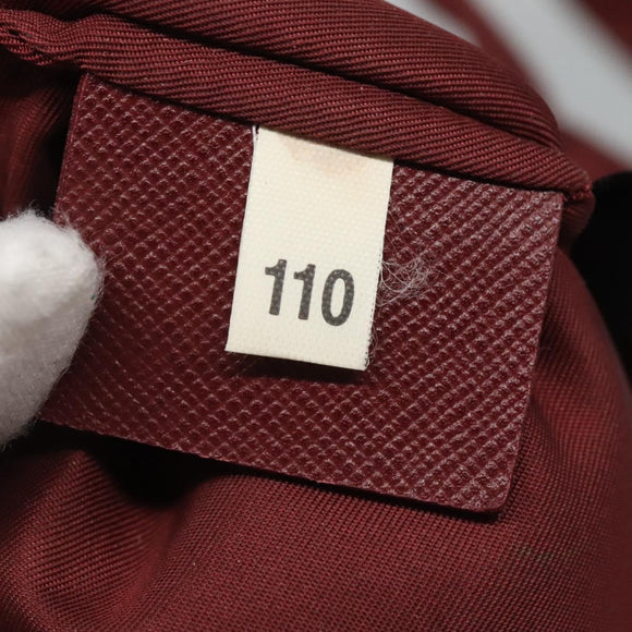 PRADA Hand Bag Nylon Red Auth th6103