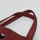 PRADA Hand Bag Nylon Red Auth th6103-8