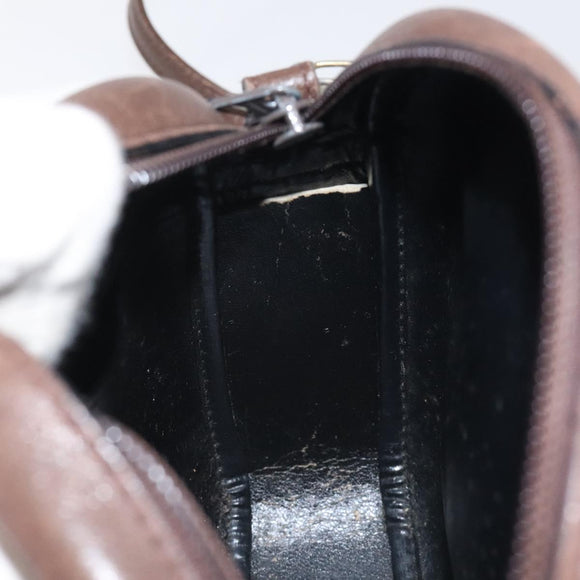 Burberrys Nova Check Shoulder Bag Canvas Beige Gold Auth th6111