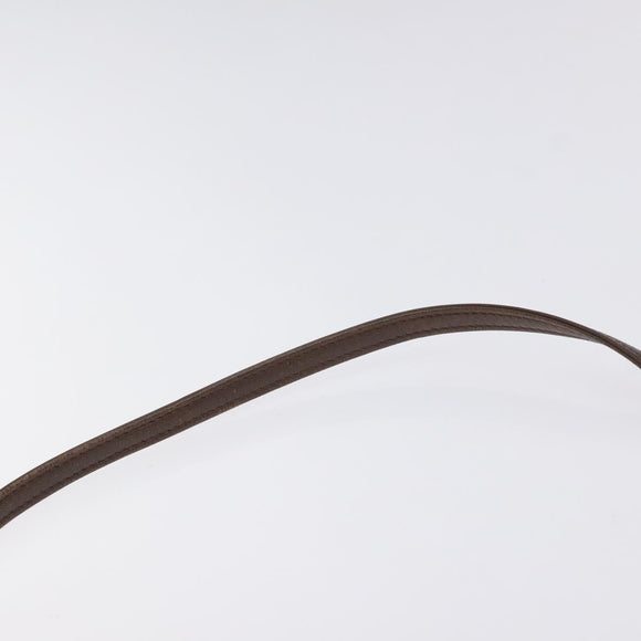 Burberrys Nova Check Shoulder Bag Canvas Beige Gold Auth th6111