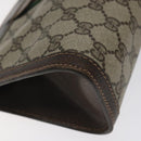 GUCCI GG Supreme Web Sherry Line Clutch Bag PVC Beige 41 014 2125 23 Auth th6117-15