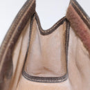 GUCCI GG Supreme Web Sherry Line Clutch Bag PVC Beige 41 014 2125 23 Auth th6117-11