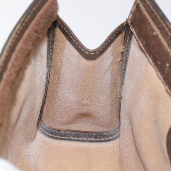 GUCCI GG Supreme Web Sherry Line Clutch Bag PVC Beige 41 014 2125 23 Auth th6117