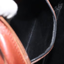 FENDI Pecan Canvas Shoulder Bag Brown Black Auth th6120-21