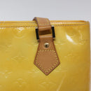 LOUIS VUITTON Monogram Vernis Houston Hand Bag Gris M91053 LV Auth th6122-17