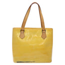 LOUIS VUITTON Monogram Vernis Houston Hand Bag Gris M91053 LV Auth th6122-13