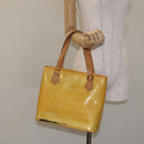 LOUIS VUITTON Monogram Vernis Houston Hand Bag Gris M91053 LV Auth th6122-23