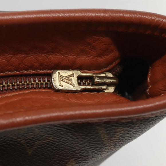 LOUIS VUITTON Monogram Sac Weekend PM Hand Bag M42425 LV Auth th6126