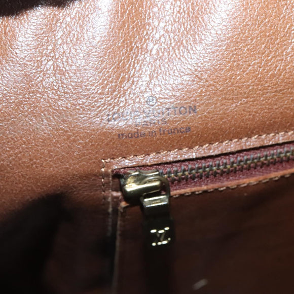 LOUIS VUITTON Monogram Sac Weekend PM Hand Bag M42425 LV Auth th6126