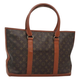 LOUIS VUITTON Monogram Sac Weekend PM Hand Bag M42425 LV Auth th6126