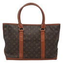 LOUIS VUITTON Monogram Sac Weekend PM Hand Bag M42425 LV Auth th6126-2