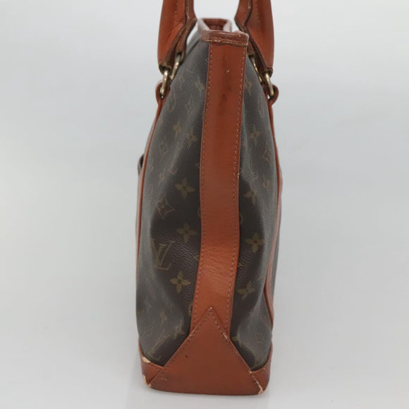 LOUIS VUITTON Monogram Sac Weekend PM Hand Bag M42425 LV Auth th6126