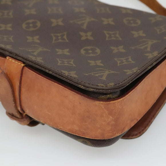 LOUIS VUITTON Monogram Cartouchiere MM Shoulder Bag M51253 LV Auth th6130