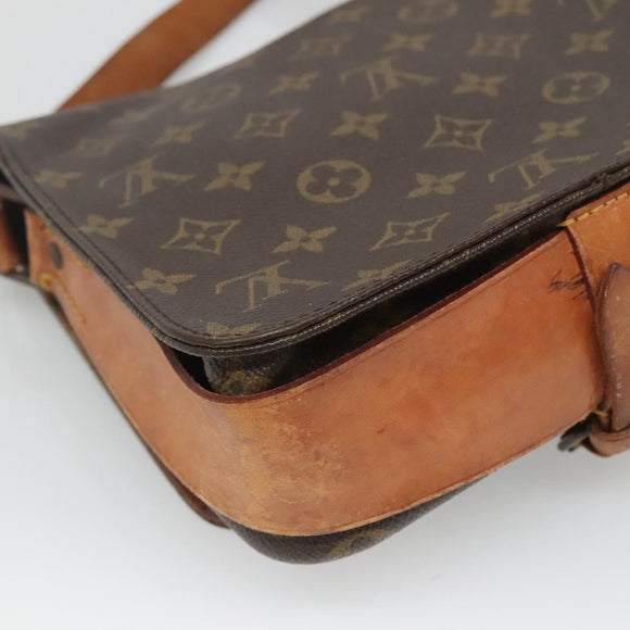 LOUIS VUITTON Monogram Cartouchiere MM Shoulder Bag M51253 LV Auth th6130