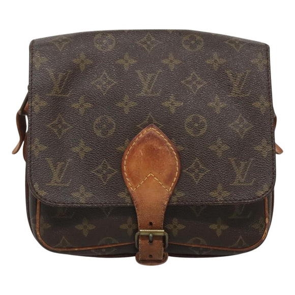 LOUIS VUITTON Monogram Cartouchiere MM Shoulder Bag M51253 LV Auth th6130