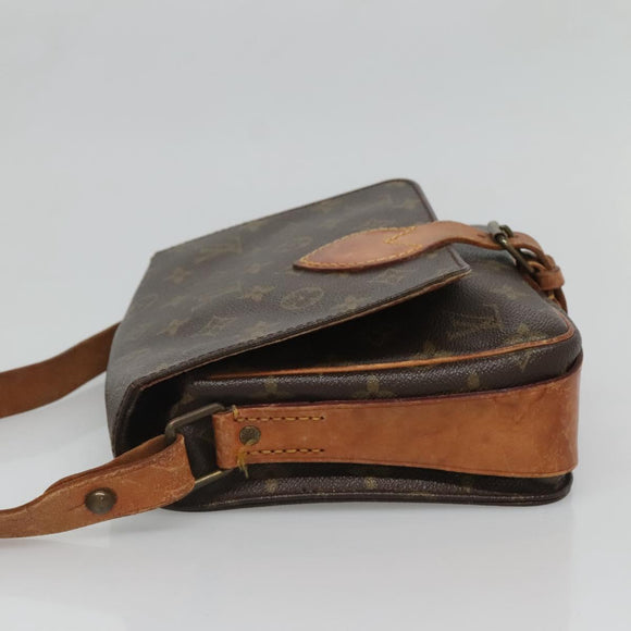 LOUIS VUITTON Monogram Cartouchiere MM Shoulder Bag M51253 LV Auth th6130