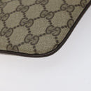 GUCCI GG Supreme Web Sherry Line Shoulder Bag PVC Beige 904 02 047 Auth th6138-10