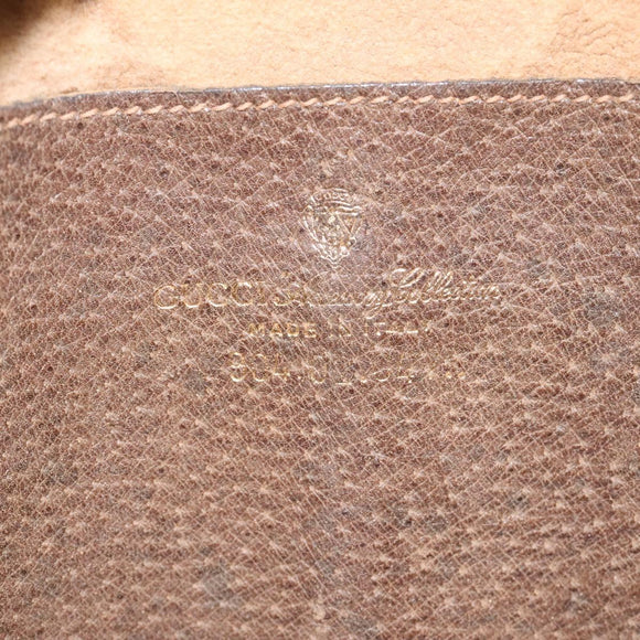 GUCCI GG Supreme Web Sherry Line Shoulder Bag PVC Beige 904 02 047 Auth th6138