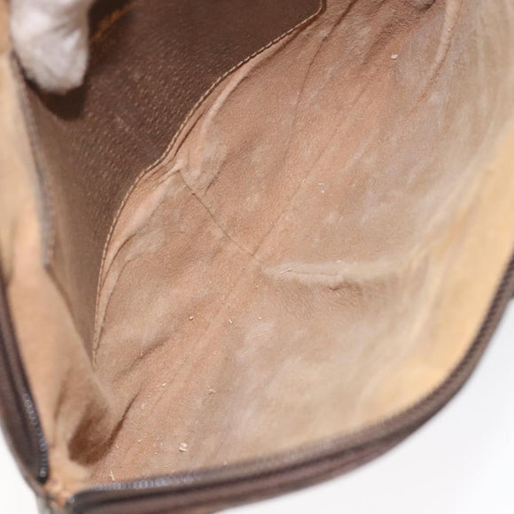 GUCCI GG Supreme Web Sherry Line Shoulder Bag PVC Beige 904 02 047 Auth th6138