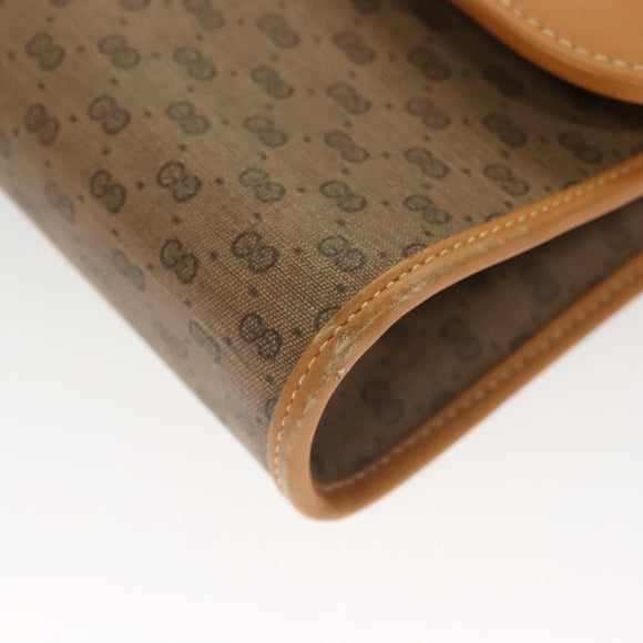 GUCCI Micro GG Supreme Shoulder Bag PVC Beige Gold 004 112 0264 Auth th6145