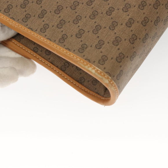 GUCCI Micro GG Supreme Shoulder Bag PVC Beige Gold 004 112 0264 Auth th6145