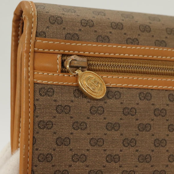 GUCCI Micro GG Supreme Shoulder Bag PVC Beige Gold 004 112 0264 Auth th6145