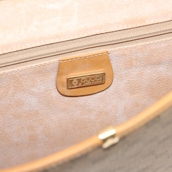 GUCCI Micro GG Supreme Shoulder Bag PVC Beige Gold 004 112 0264 Auth th6145