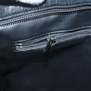 BALLY Chain Shoulder Bag Leather Black Gold Auth th6147-20